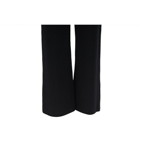 St John Womens Wide Leg Pants Size US 12 Blue Wool Rayon Sweatpants Joggers - Picture 4 of 11